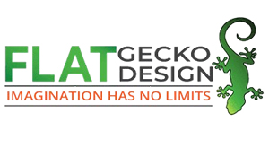 Flat Gecko Design